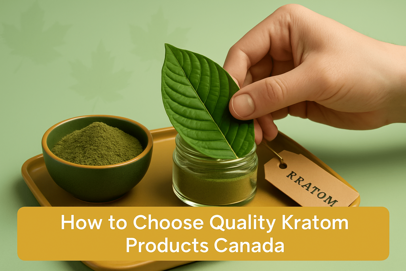 How to Choose Quality Kratom Canada: Expert Guide
