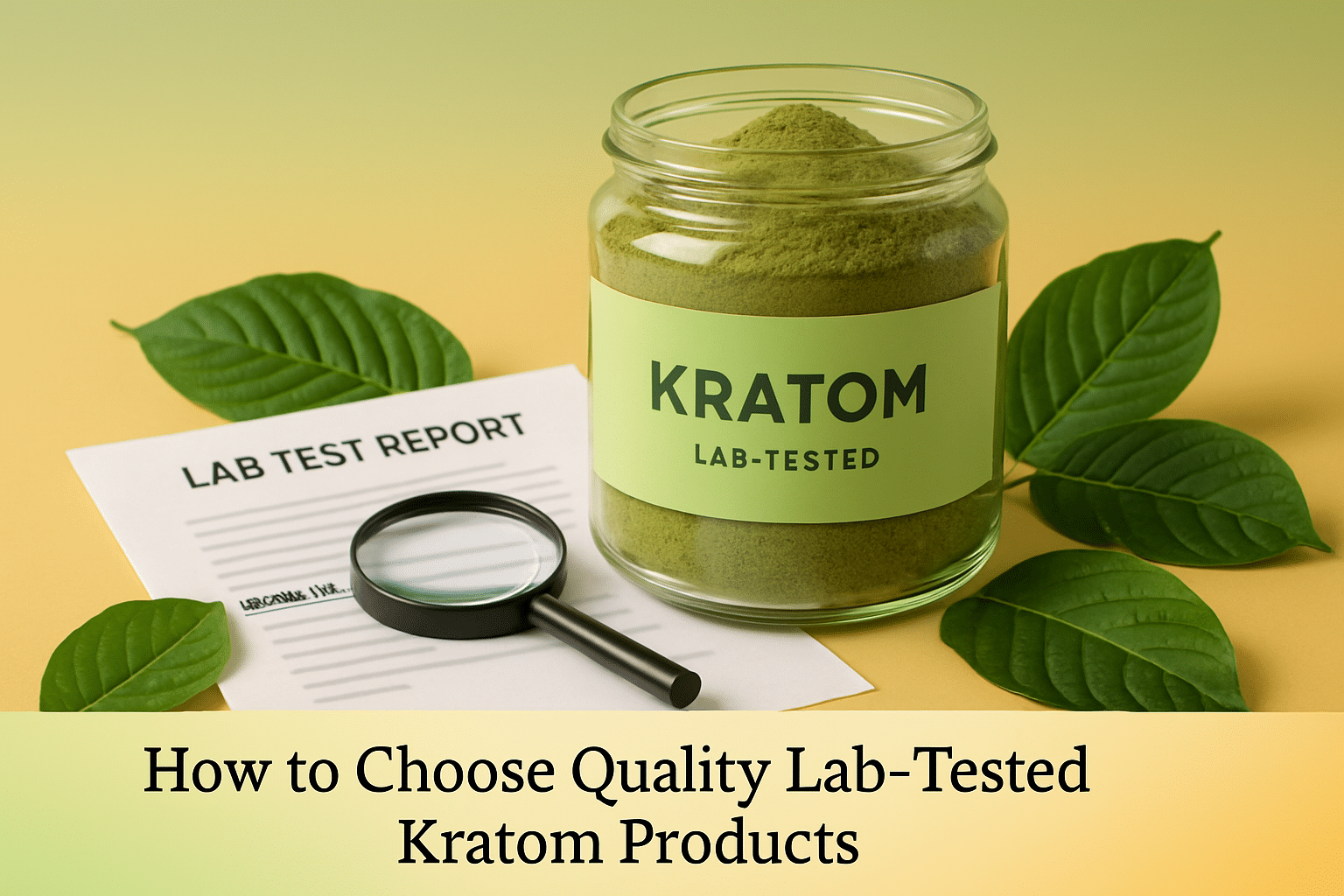 How to Choose Quality Lab Tested Kratom Products
