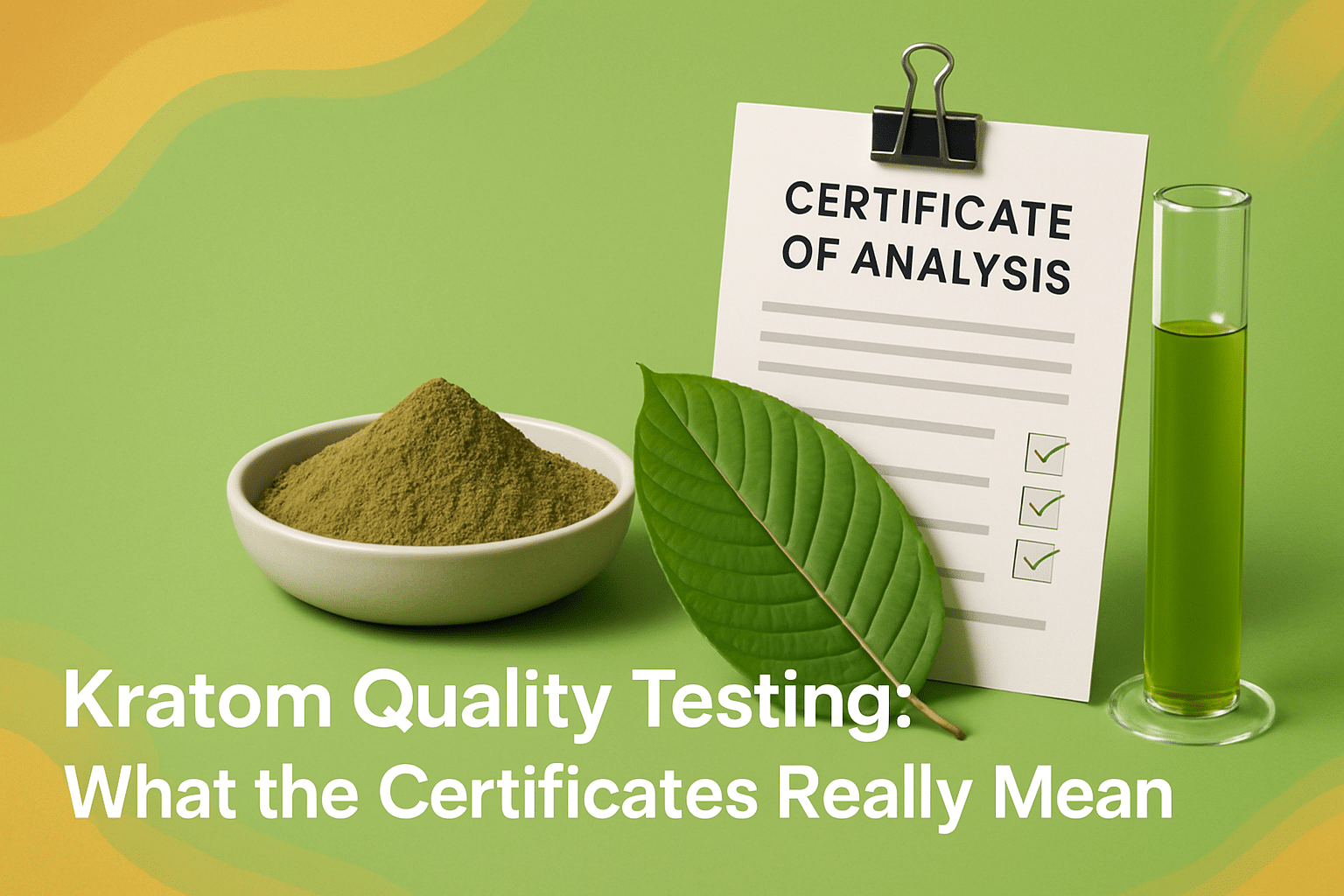 Kratom Quality Testing: Understanding Lab Certificates